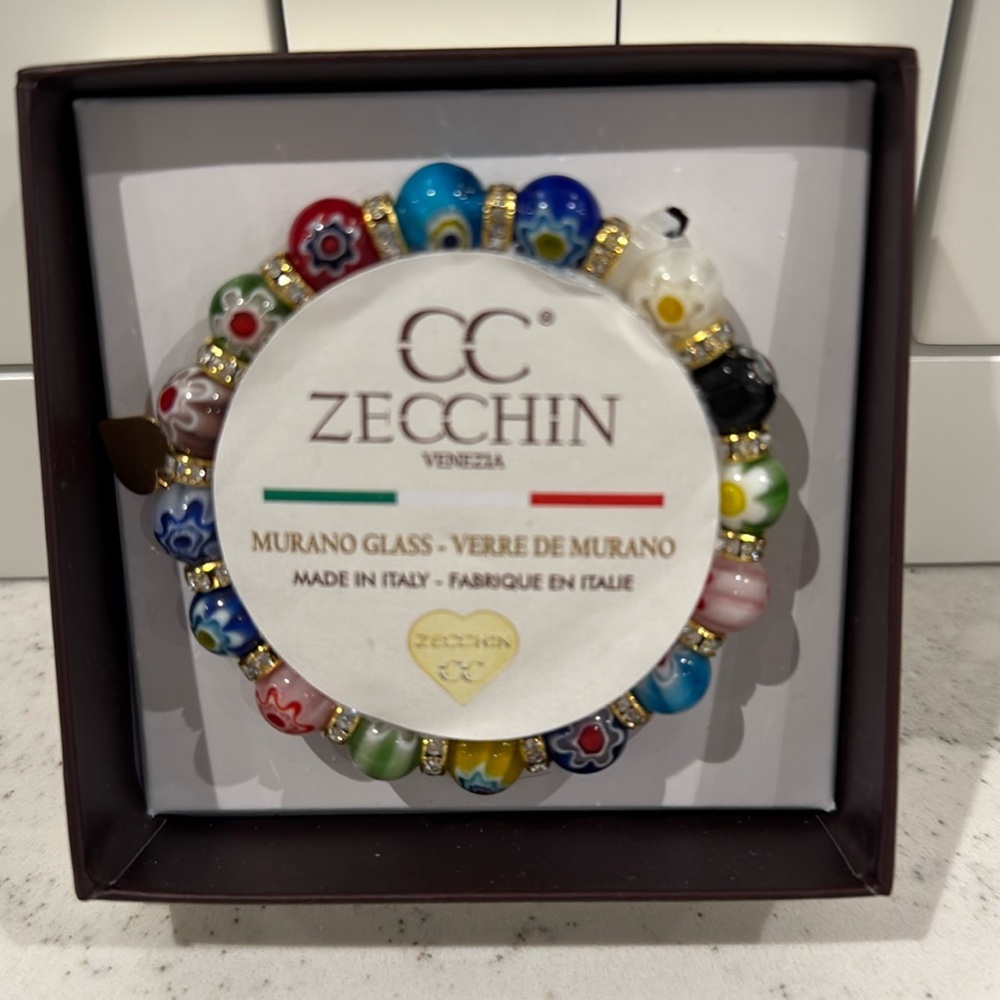 Multicolor Murano Glass Bracelet CC Zecchin